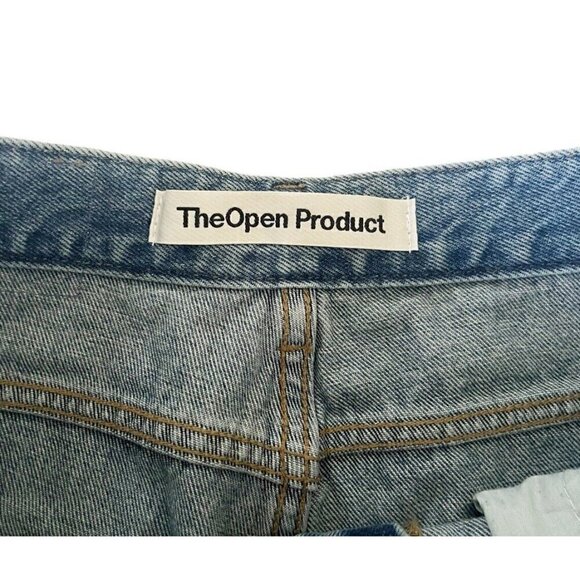 TheOpen Product Women Sz 2 (28) Distressed Straight Leg Jeans - Picture 4 of 9
